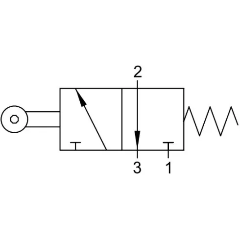 Распределитель с механическим управлением Aignep 03V R0 3 NC 02