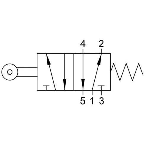 Распределитель с механическим управлением Aignep 03V Z0 5 00 02