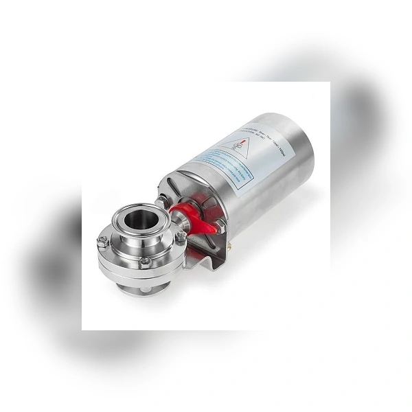 Затвор дисковый с пневмоприводом TITAN LOCK нерж. 304 DN50, тип clamp-clamp, DIN TLSD50CLS-P