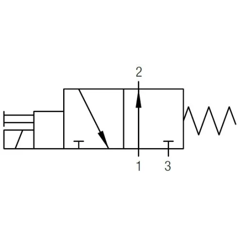 Распределитель с электромагнитным управлением Aignep 07V S0 3 NO 02