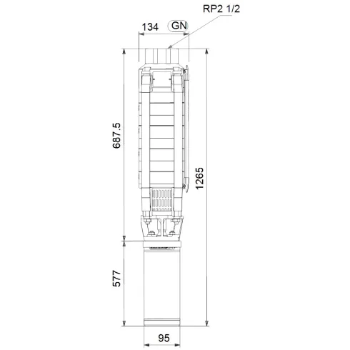 Скважинный насос Grundfos SP 17-7N 12C01907