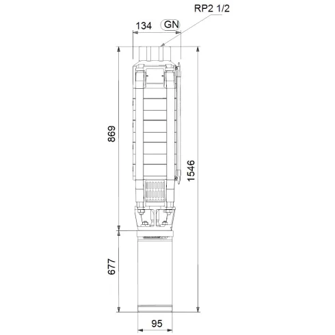 Скважинный насос Grundfos SP 17-10 12A01910