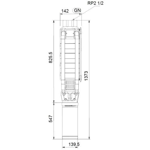 Скважинный насос Grundfos SP 17-9 12AA1909