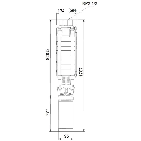 Скважинный насос Grundfos SP 17-11 12AA1911