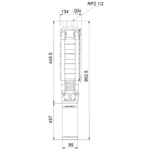 Скважинный насос Grundfos SP 17-3N 12C01903