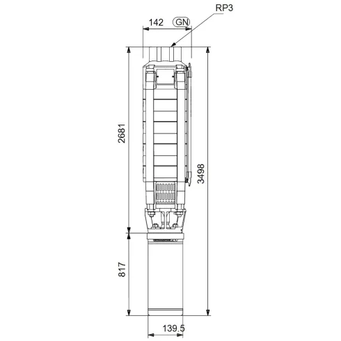 Скважинный насос Grundfos SP 30-25N 13C01925