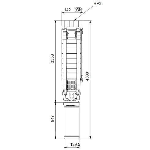 Скважинный насос Grundfos SP 30-32 13A01932