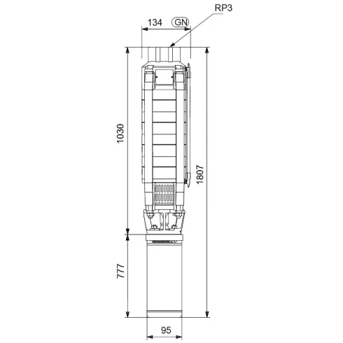 Скважинный насос Grundfos SP 30-8 13AA1908