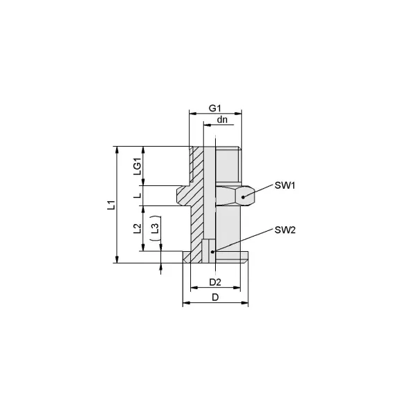 Всасывающий патрубок Schmalz SA-NIP N004 M5-AG DN200