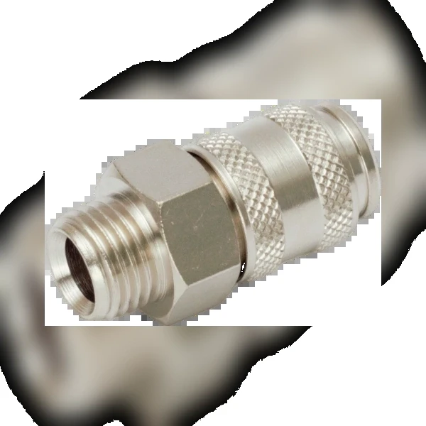 Куплунг резьбовой с самозапиранием Camozzi 5000 5051-1/4
