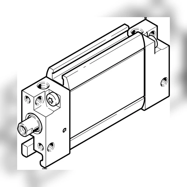 Плоский пневмоцилиндр Festo DZF-12-P-A-S6