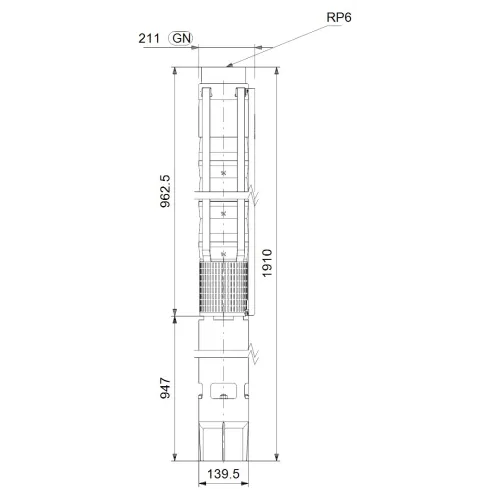 Скважинный насос Grundfos SP 160-3-AAN 205219B3