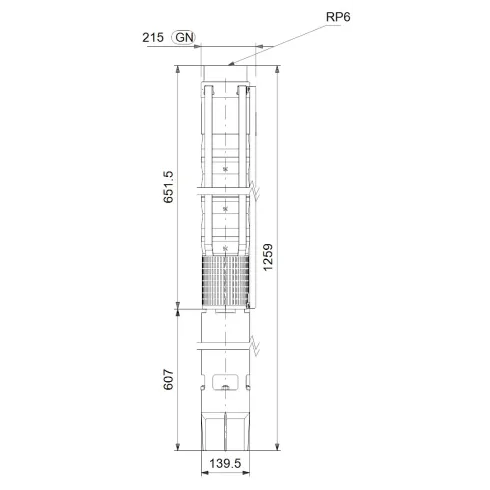 Скважинный насос Grundfos SP 160-1-A 200369A1
