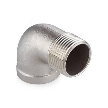 Отвод 90° нержавеющий (уголок) НР/ВР 1 1/2 AISI304 TL150ELMF TITAN LOCK