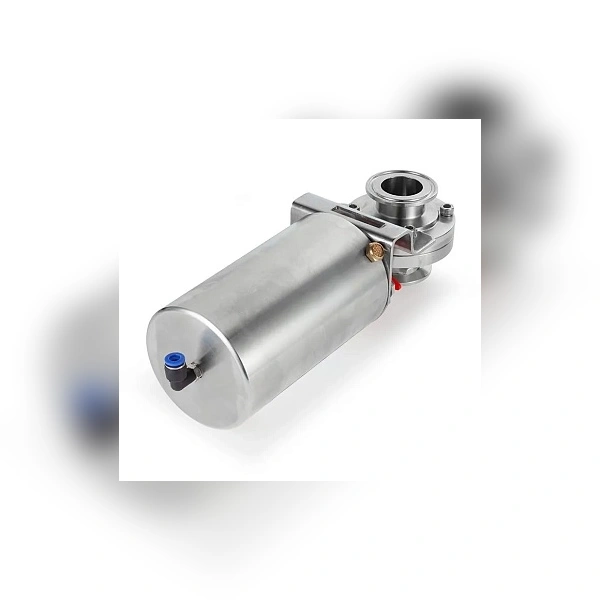 Затвор дисковый с пневмоприводом TITAN LOCK нерж. 304 DN32, тип clamp-clamp, DIN TLSD32CLS-P