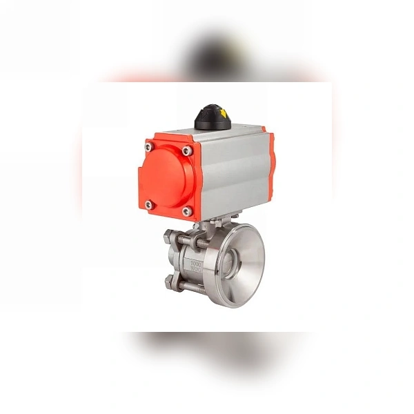 Донный клапан шаровый под приварку с пневмоприводом TITAN LOCK нерж.304 DN65, TLBBV65WD-P