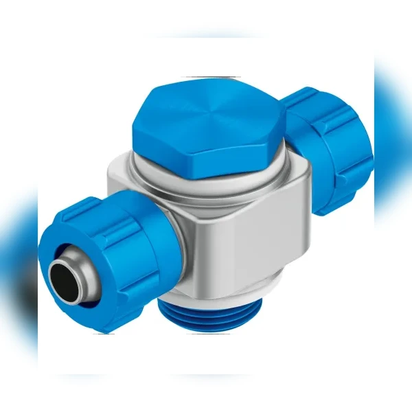 Тройник ниппельный с резьбой и накидной гайкой Festo TCK-1/8-PK-4