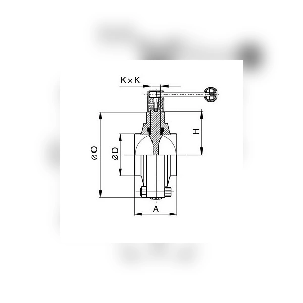 Затвор дисковый нержавеющий TITAN LOCK (AISI316) DN32, типа сварка-сварка TLSD032WDSS