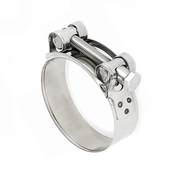 Усиленный хомут (38-43 мм) нержав.сталь (лента+болт) AISI 304 TL38-43RCSS TITAN LOCK