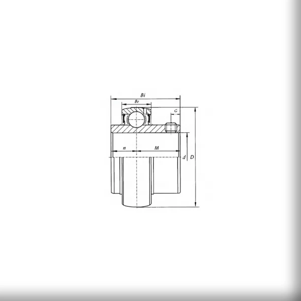 Высокотемпературный корпусной подшипник ISKRA UC210 BHTS ZZ C4 200°