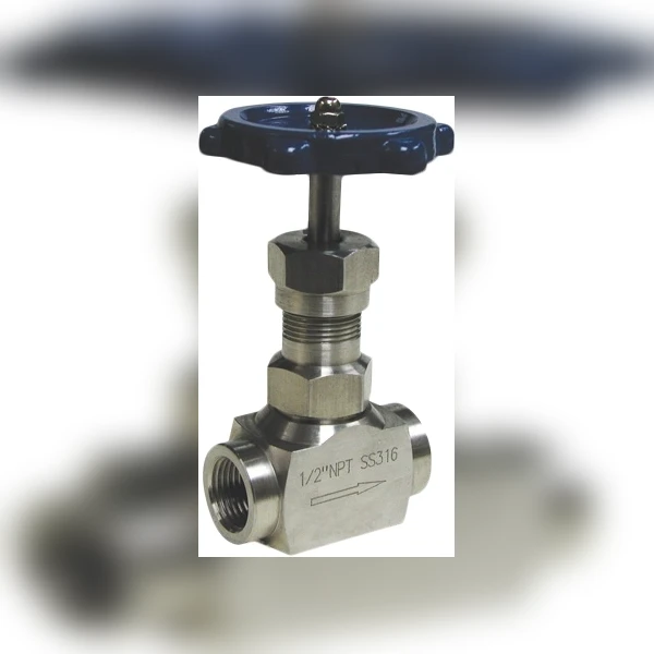 Клапан запорный игольчатый резьбовой из нержавеющей стали Genebre 2223-05 Ру220 Ду20 (PN220 DN20 )