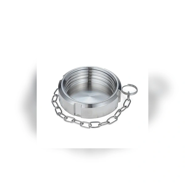 Молочная гайка TITAN LOCK глухая с цепочкой TITAN LOCK DIN 11851 DN65 нерж. 304 TL65NBCHS