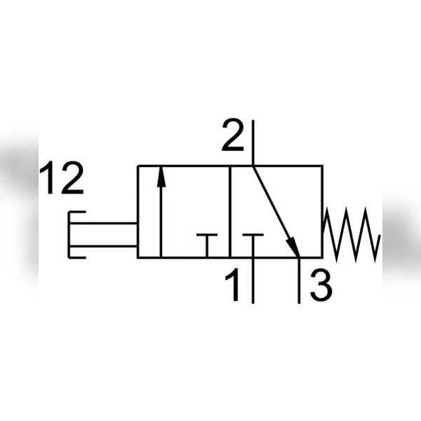 Грибовидная кнопка Festo P-3-M5-GR