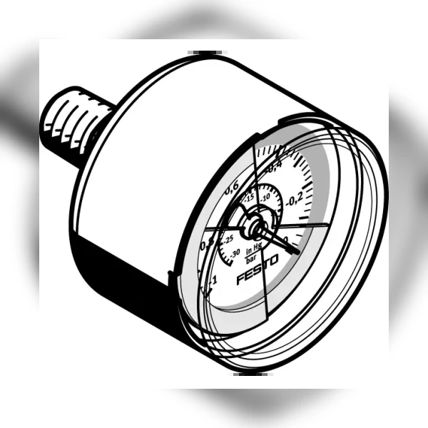 Вакуумметр Festo VAM-40-V1/0-R1/8-E-RG