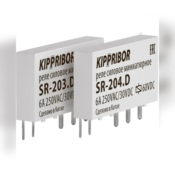 Интерфейсное промежуточное реле KIPPRIBOR SR-204-D