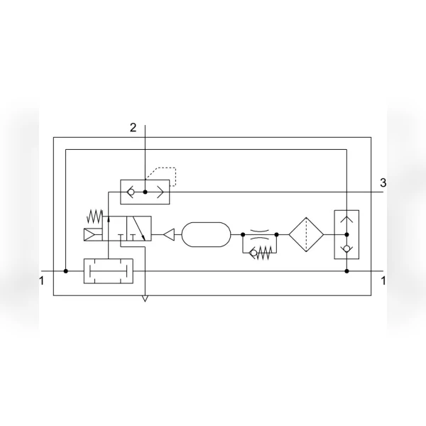 Блок управления Festo ZSB-1/8-B