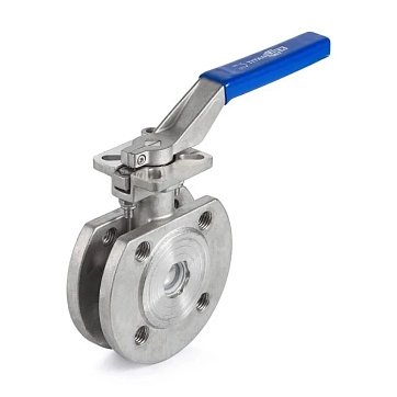 Кран шаровый межфланцевый TITAN LOCK нерж 304, DN20 TL020BVFS