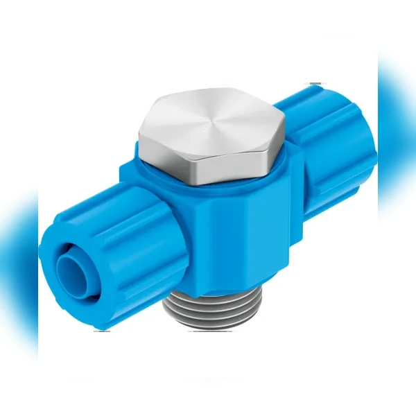 Тройник ниппельный с резьбой и накидной гайкой Festo TCK-1/8-PK-4-KU