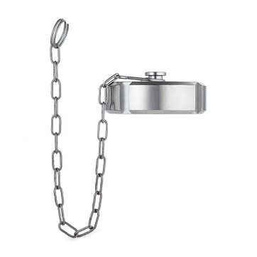 Молочная гайка TITAN LOCK глухая с цепочкой TITAN LOCK SMS 2 1/2" нерж. 304 TL2.1/2NBCHS-S