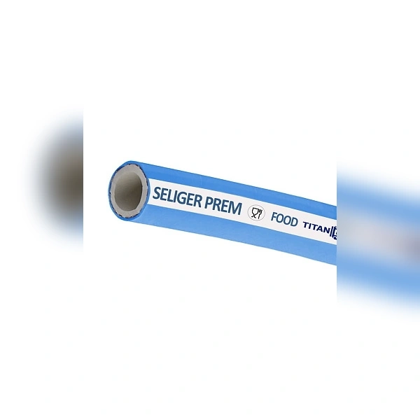 Пищевой рукав «SELIGER-PREM», нап/всас, вн. диам. 25 мм, -40C, 10bar, EPDM, TL025SL-PR TITAN LOCK