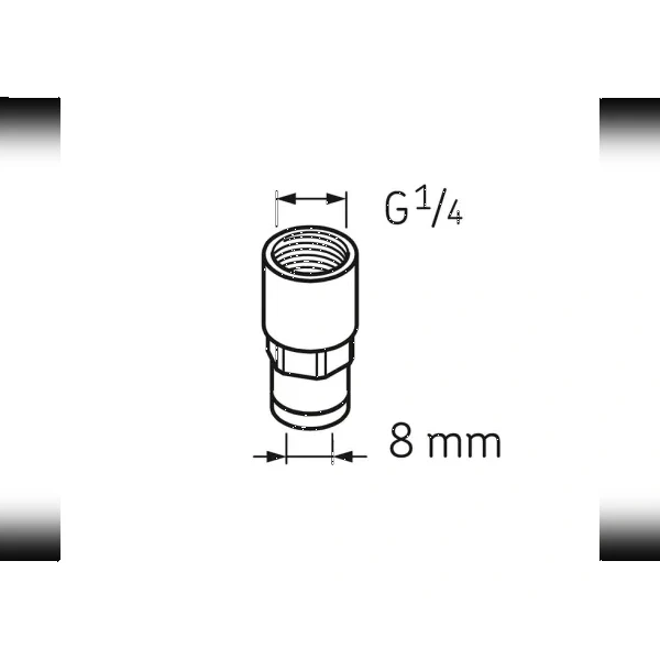 Переходник LAPF F1/4 SKF