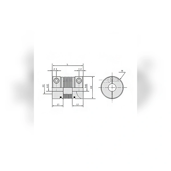 Муфта сильфонная соединительная ISKRA BC16-C (d=5 мм)