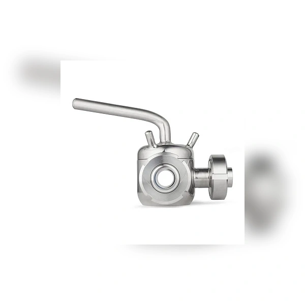 Кран пробковый трехходовой TITAN LOCK нерж 304, тип L, DN25, TL3CV25L-S