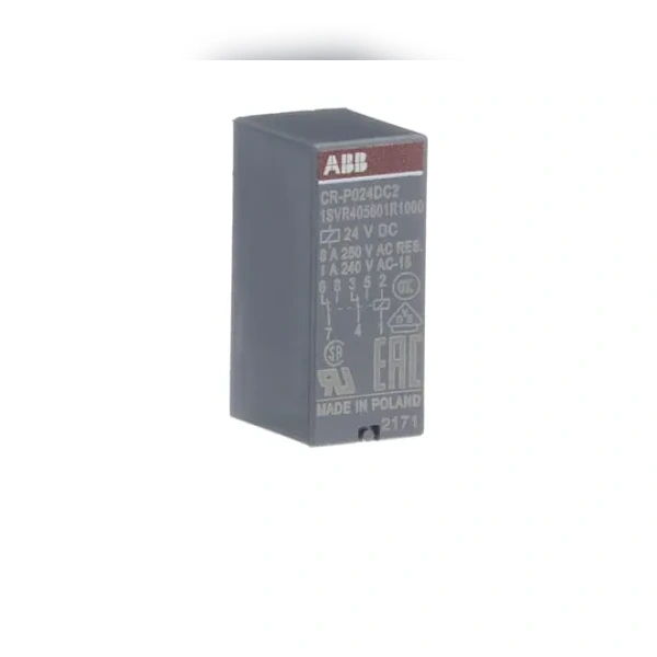 Реле CR-P024DC2 24B DC 2ПК (8А) ABB 1SVR405601R1000