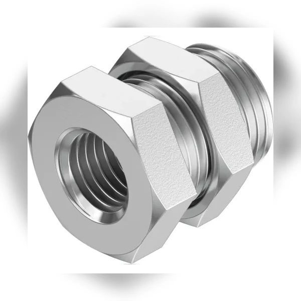 Штуцер с наружной и внутренней резьбой для панельного монтажа Festo NPFC-H-G18-F