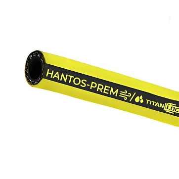 Рукав для воды и сжатого воздуха «HANTOS-PREM», желтый, вн. диам. 13мм, 28bar, TL013HS-PR TITAN LOCK