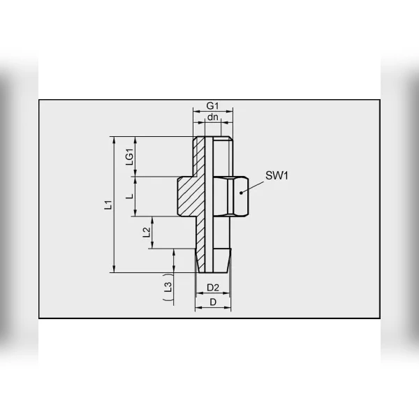 Всасывающий патрубок Schmalz SA-NIP N017 M5-AG DN200