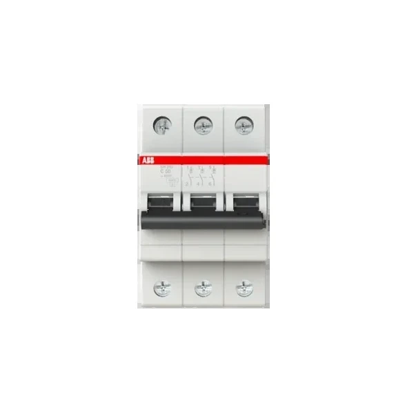 Автоматический выключатель 3-полюсный SH203 C50 6,0кА ABB 2CDS213001R0504