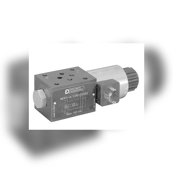 Клапан отсечной электромагнитный DUPLOMATIC MS S.p.a. MDF3-F3B/10N-D12K1, 12 В, модульного исполнения