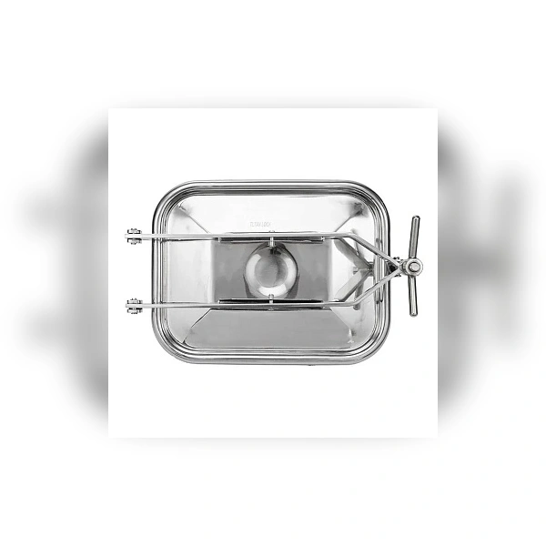 Люк прямоугольный под давление TITAN LOCK нерж.304, 430х330 мм TLTR43X33SP