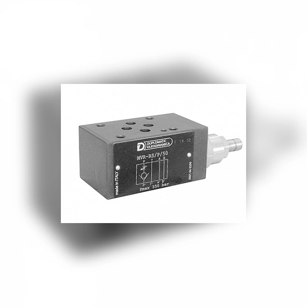 Клапан обратный с дросселем модульного исполнения DUPLOMATIC MS S.p.a. MVR-RS/P/50, CETOP 03, 350 бар