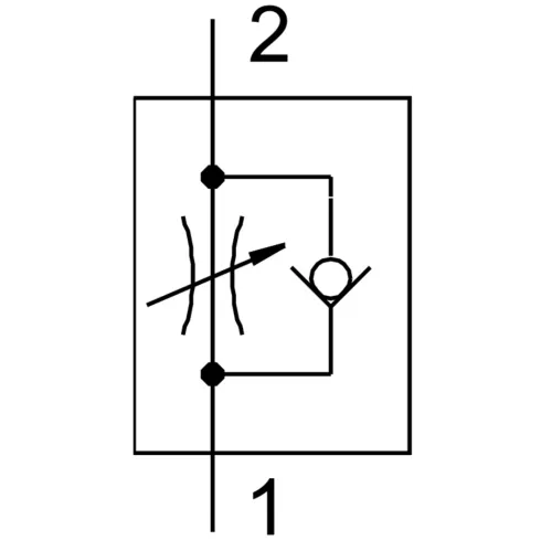 Дроссель с обратным клапаном Festo GRLA-1/4-QS-8-D