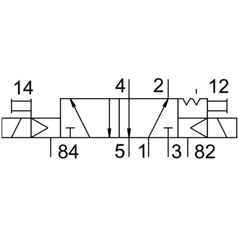 Распределитель с электромагнитным управлением Festo JMFH-5-1/4-NPT