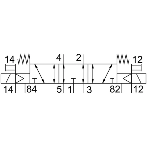 Распределитель с электромагнитным управлением Festo CPE24-M3H-5/3ES-QS-10