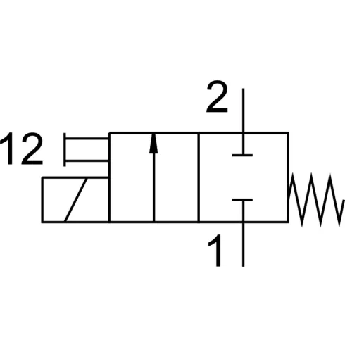 Распределитель с электромагнитным управлением Festo MHP1-M5H-2/2G-M3-PI