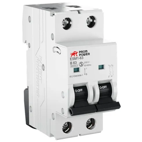 Автоматический выключатель Prompower ESM1-63/C63/2